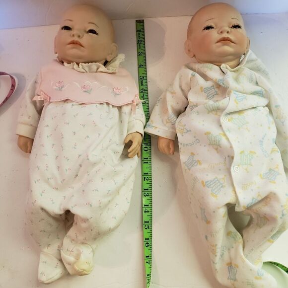1988 Ann Pazseh Full Body Porcelain Twins - Picture 12 of 12